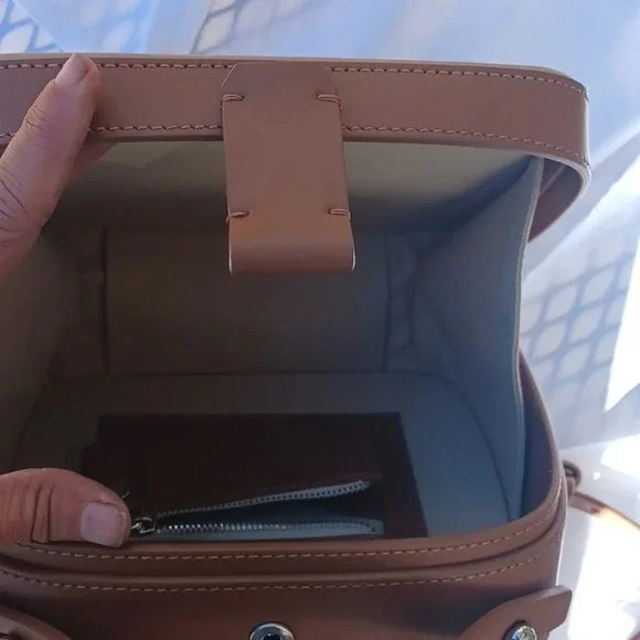 NICO GIANI brown and tan crossbody bag **
